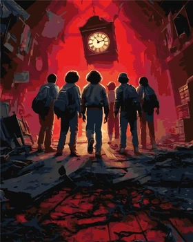 Картина по номерам Очень Странные Дела Stranger Things 40х50 см