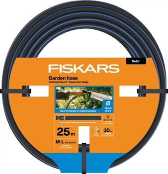 Шланг садовий Fiskars Solid™ 13мм(1/2") 25 м (1076060)