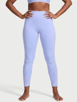 Спортивные леггинсы для фитнеса высокие женские Victoria's Secret 821347134 S Голубые (1159864005)