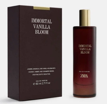 Парфумована вода для жінок Zara Immortal vanilla bloom 80 ml
