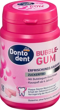 Жувальна гумка Dontodent Bubblegum без цукру, 50 шт