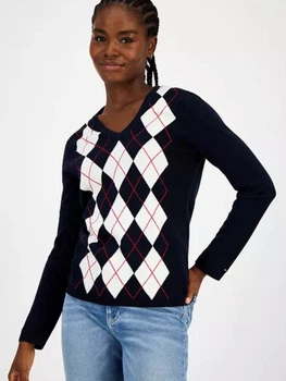 Пуловер женский Tommy Hilfiger 526137521 2XL Синий (1159863441)