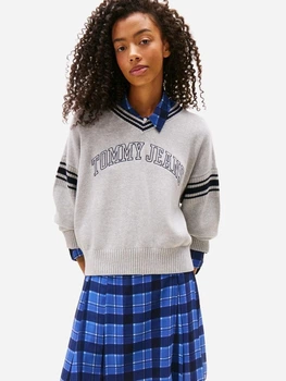 Пуловер жіночий Tommy Hilfiger 565925666 XL Сірий (1159863494)
