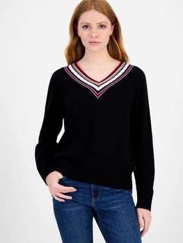 Пуловер женский Tommy Hilfiger 170869919 S Черный (1159863531)