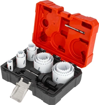 Zestaw otwornic bimetalowych Proline HSS M42 kobalt 19-68 mm 16 elementów (27490) (5903755274908)