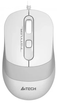 Мышь A4Tech Fstyler FM10S 1600dpi White, USB, бесшумная