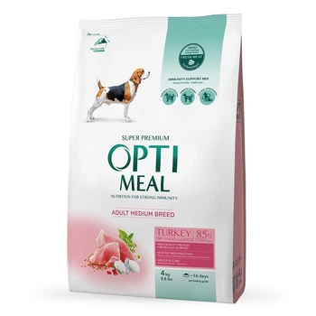 Сухой корм для взрослых собак средних пород Optimeal Adult Medium Breed с индейкой 4 кг (4820083905513)