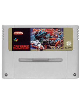 Игра Nintendo SNES Street Fighter II Europe Английская Версия Только Картридж Б/У