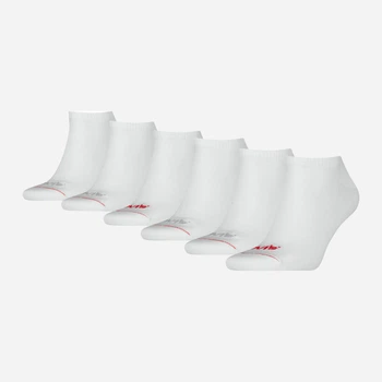 Набор мужских носков коротких хлопковых Levi`s 689039169 One Size 6 пар Белый (1159864042)