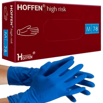 Рукавички Hoffen High Risk латексні підвищеної міцності (25 пар уп)