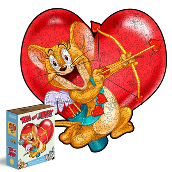 Деревянный пазл Woods Story Tom & Jerry™ Купидон 38х37 см XL 183 детали