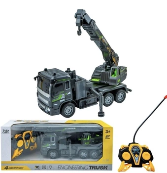 Іграшкова спецтехніка радіокерований автокран XC TOYS на акумуляторі з рухомою стрілою