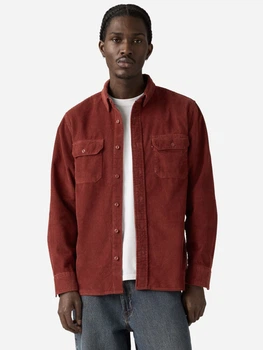 Сорочка вельветова чоловіча Levi`s 118710702 XL Коричнева (1159863764)