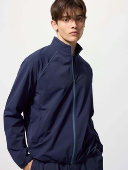 Спортивная ветровка мужская Uniqlo Ultra Stretch Active UPF40+ 819919582 XL Синяя (1159862561)