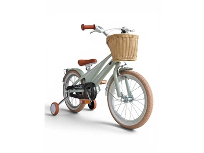 Велосипед дитячий Hello Baby NN515-14 14" сірий двоколісний 3+ до 60 кг лита рама надувні колеса гальма перед/зад кошик дзвіночок