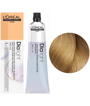 Краска для волос с гиалуроновой кислотой L'Oreal Professionnel Dia Light 9.3 Очень светлый золотистый блондин 60 мл