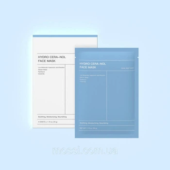 Гидрогелевая маска с гиалуроновой кислотой Hydro Cera-Nol Real Deep Mask 34мл