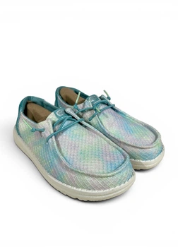 Мокасини Hey Dude Wendy Y Mermaid Shimmer (43280-4VK) Бірюзовий Розмір 38 (J5) 25 см