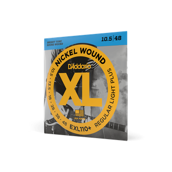 Струни для електрогітари DʼADDARIO EXL110+ XL Nickel Wound Regular Light Plus (10.5-48)