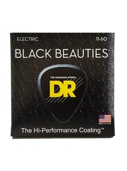 Струны для электрогитары DR Strings Black Beauties Electric - Extra Heavy 7-String (11-60)