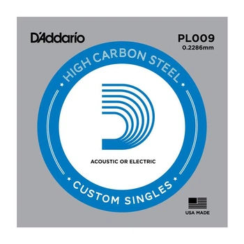 Струна для электрогитары DʼADDARIO PL009 Plain Steel 009