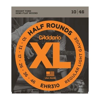 Струны для электрогитары DʼADDARIO EHR310 XL Half Rounds Regular Light (10-46)