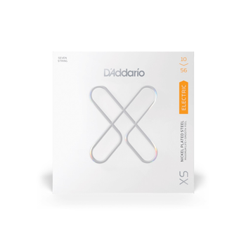 Струны для электрогитары DʼADDARIO XSE1056 XS Coated Electric Guitar Strings, Regular Light 7-String (10-56)