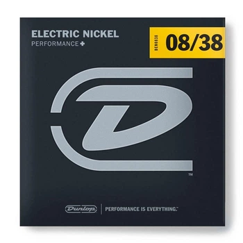 Струны для электрогитары Dunlop DEN0838 Performance+ Electric Guitar Strings (08-38)
