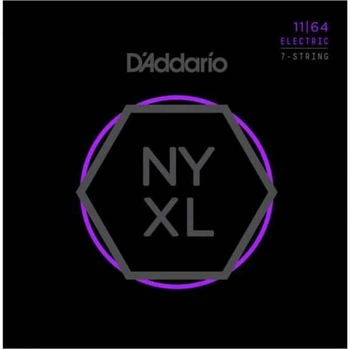 Струны для электрогитары DʼADDARIO NYXL1164 Medium 7-String (11-64)
