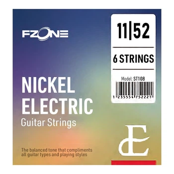 Струна для електрогітари Fzone ST108 Electric Nickel (11-52)