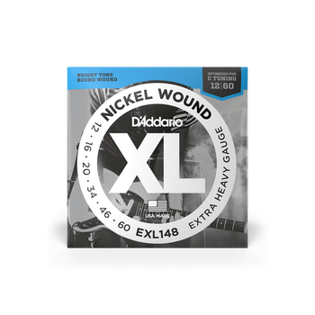 Струны для электрогитары DʼADDARIO EXL148 XL Nickel Wound Extra Heavy (12-60)