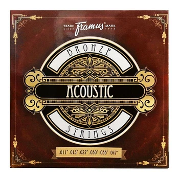 Струни для акустичної гітари FRAMUS 48200 Bronze Light (11-47)