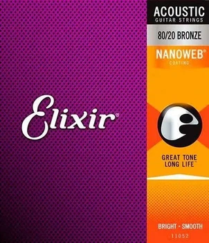 Набор струн для акустической гитары Elixir PB NW 12 L