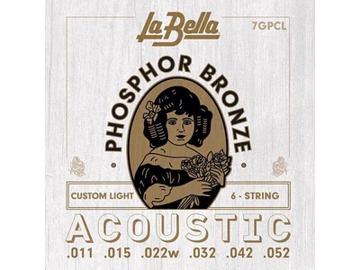 Струны для акустической гитары La Bella 7GPCL