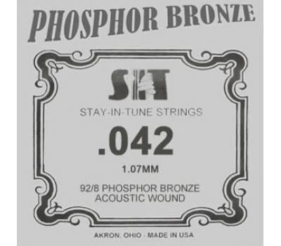 Струна для акустической гитары SIT STRINGS 042B