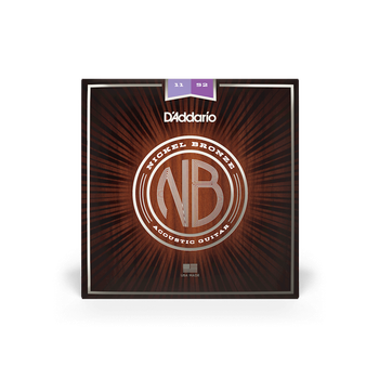 Струны для акустической гитары DʼADDARIO NB1152 Nickel Bronze Custom Light (11-52)