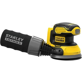 Шлифмашина эксцентриковая Stanley FatMax V20 аккумуляторная 125 мм без АКБ SFMCW220B-XJ