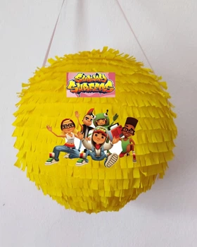 Піньята Сабвей Серф Subway Surfers жовта 40см
