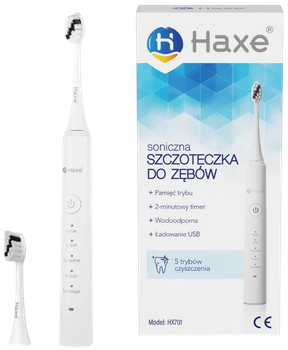 Електрична зубні щітка HAXE Nive Біла