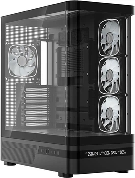 Корпус Modecom VOLCANO AQ200 ARGB MIDI BLACK (MC-A-AQ200-4FA-B)