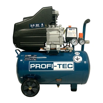 Компресор масляний PROFI-TEC OC-24 (24 л, 1.5 кВт, 195 л/хв) (007818)