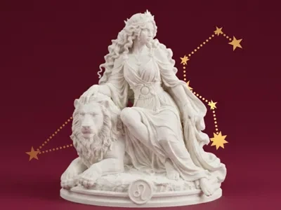 Фигурка богини-львицы из знака зодиака Лев
