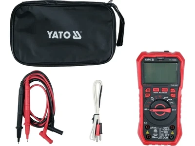 Мультиметр цифровий YATO TRUE RMS LCD діапазон 60000 YT-730896