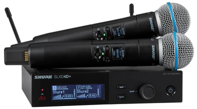 Бездротова мікрофонна система Shure SLXD24D+E/B58-G65 з мікрофонами Beta 58 A (0042406652216)