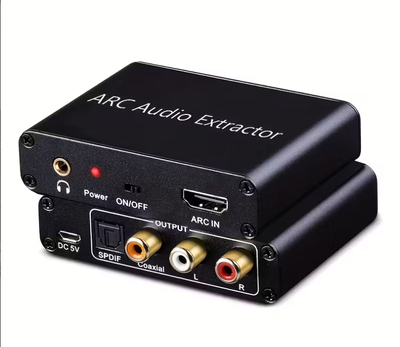 Экстрактор звука HDMI ARC для телевизора с выходами SPDIF RCA Coaxial AUX