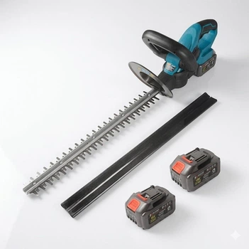 Кусторез аккумуляторный с двумя аккумуляторами 48V 4000 mAh Jam5528
