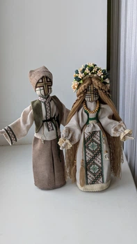 Лялька мотанка пара Господар і Берегиня