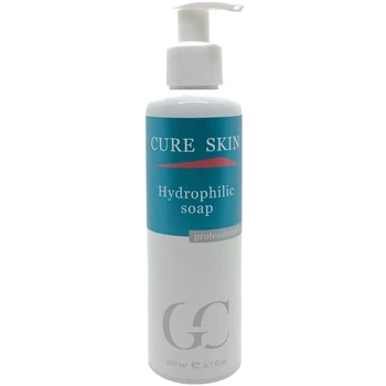 Гідрофільне мило для делікатного очищення всіх типів шкіри Hydrophilic Soap 200мл Cure Skin