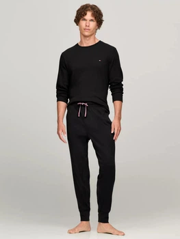 Піжама (лонгслів + штани) чоловіча бавовняна Tommy Hilfiger 581456914 XL Чорна (1159864193)