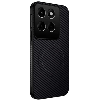 Чехол Carbon Shield with Ring для Motorola Edge 70 Fusion с поддержкой беспроводной зарядки black